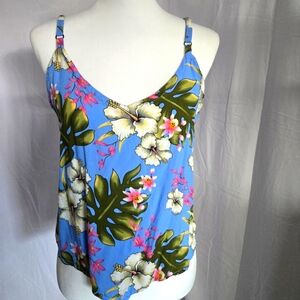 Island Planet Spaghetti Strap Top